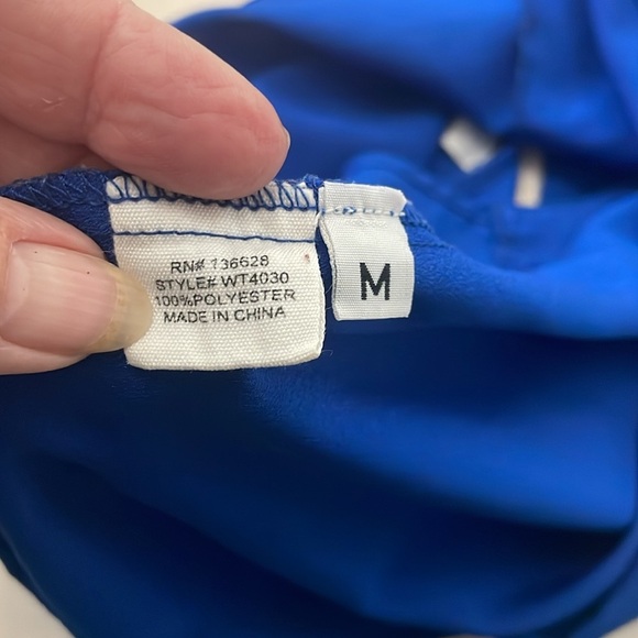 Rebecca Hampton Royal Blue Layered Top. EUC - Picture 5 of 7